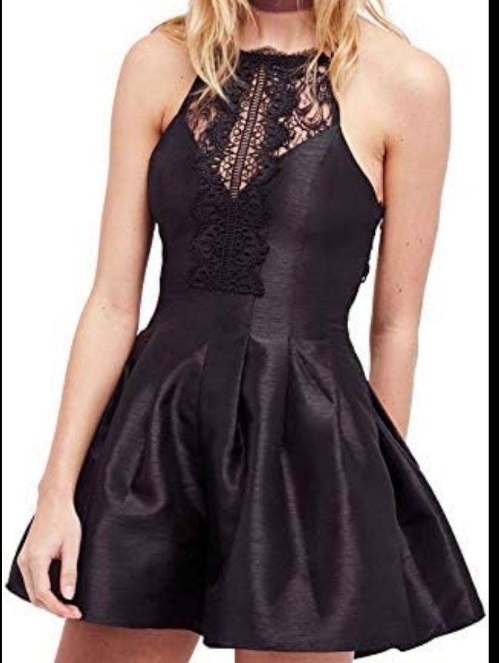 Free People Heart To Heart Wide Leg Shorts Romper Black 0